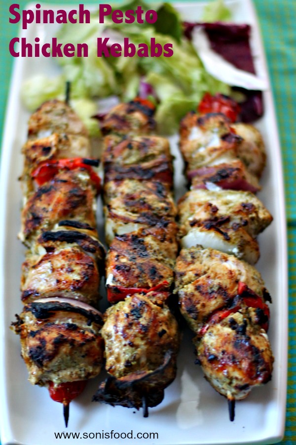 Pesto hotsell chicken skewers