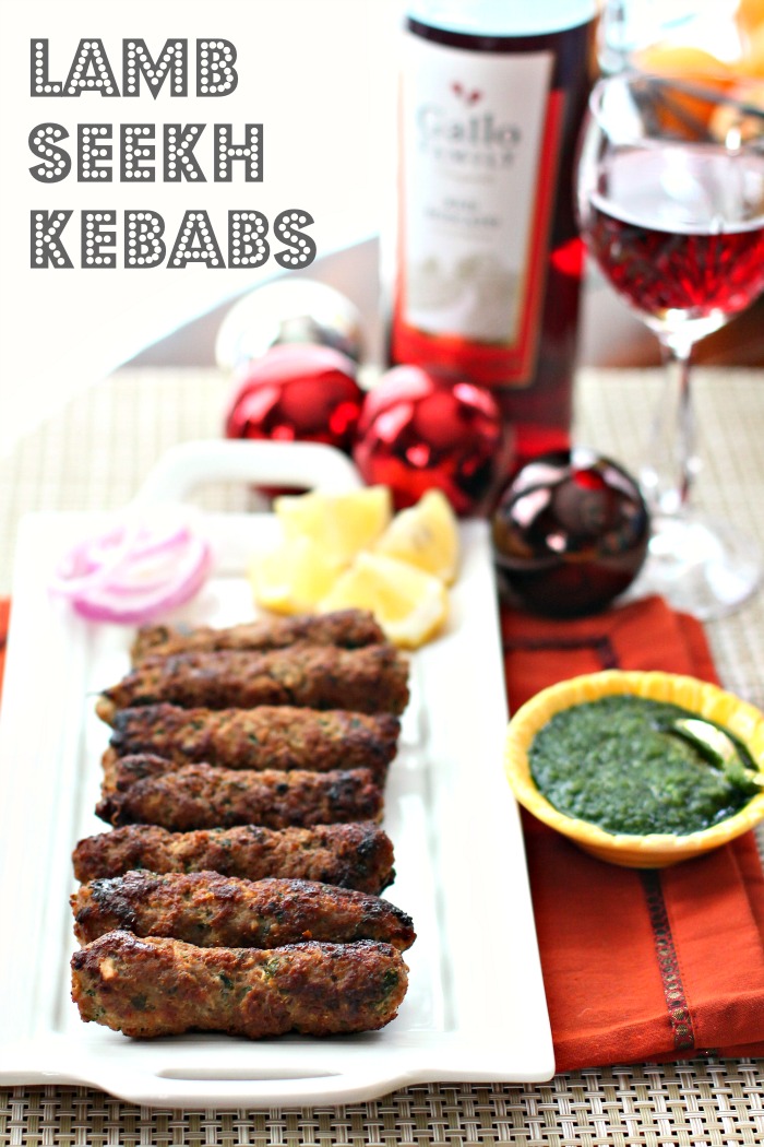 Lamb Seekh Kebabs #GalloFamily #SundaySupper : Soni's Food